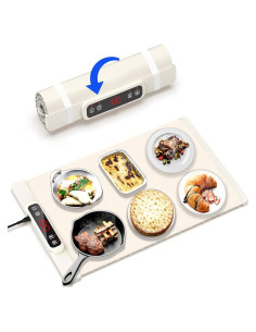 Alfombrilla Calentadora de Comida Ruidee 25.4x12.7cm Beige