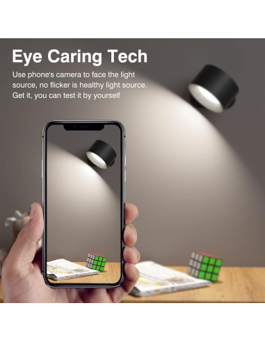 Aplique de Pared LED AKSDA con Batería Recargable 3 Brillos