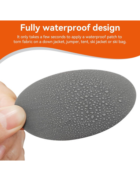 12 Parches de Reparación Autoadhesivos WILDREEDS Nylon Verde Militar