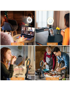 Anillo de Luz LED Evershop 12.7 cm con Soporte Ajustable 2