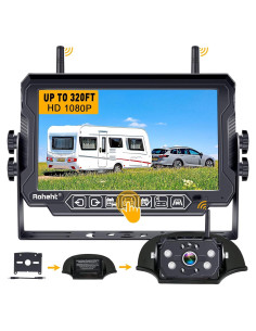 Cámara de Respaldo Inalámbrica Rohent R9 HD 1080P 7"