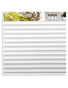 Película de Privacidad para Ventanas Donox 30x200 cm Patrón Persianas