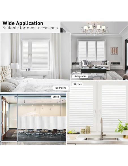 Película de Privacidad para Ventanas Donox 30x200 cm Patrón Persianas Película de Privacidad para Ventanas Donox 30x200 cm Patrón Persianas