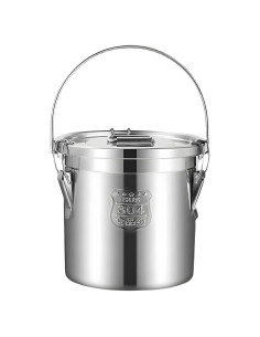 Canasta de Acero Inoxidable 6L Tircoiude con Tapa Hermética