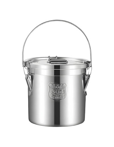 Canasta de Acero Inoxidable 6L Tircoiude con Tapa Hermética