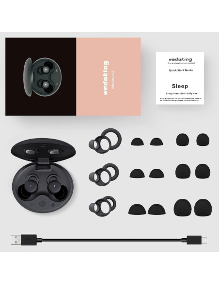 Auriculares Inalámbricos para Dormir Wedoking - Bloqueo de Ruido