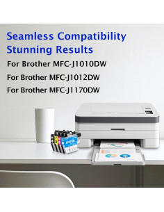 Cartuchos de Tinta Mulakn LC401XL para Brother - 4PK (Negro, Cian, Magenta, Amarillo) 2