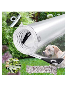 Lona Transparente Impermeable LCYY.JF 0.9x1.51m 14Mil