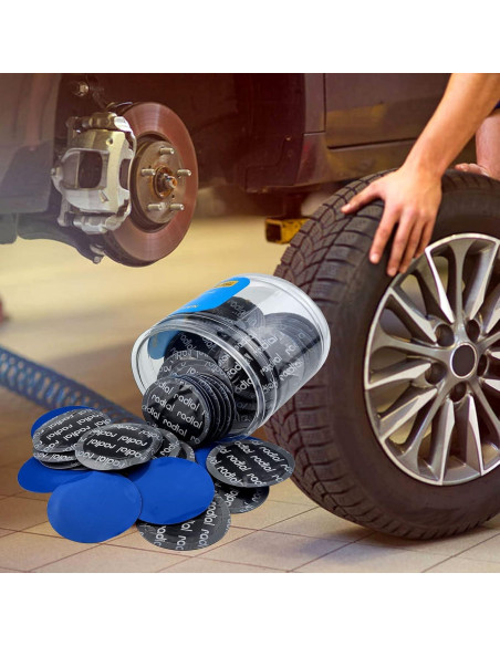 Kit de Parche de Reparación de Neumáticos Flylin 200 Pcs 32mm