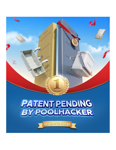 Bar de piscina plegable POOLHACKER 97.79x29.72 cm Marrón Ámbar