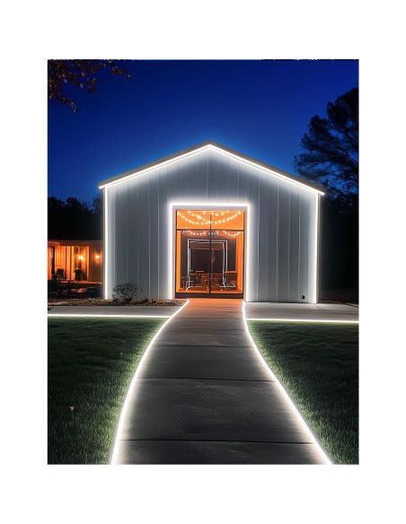 Tira de Neón LED GZBtech 5M 6000K Blanco Frío IP65 Tira de Neón LED GZBtech 5M 6000K Blanco Frío IP65