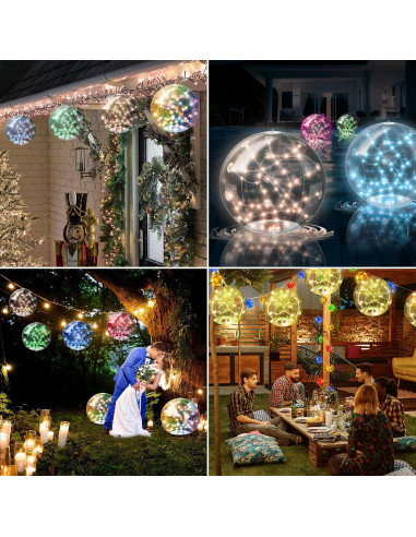 Luces Flotantes Solares Sunlisky 36.8 cm RGB Control Remoto