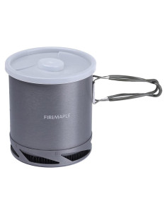 Olla de Camping Fire-Maple 1L Aluminio Anodizado Plegable
