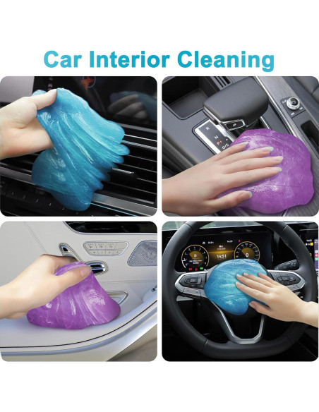 Gel de Limpieza para Autos FiveJoy KC-1162BV Reutilizable 320g