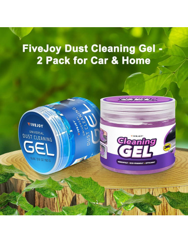 Gel de Limpieza para Autos FiveJoy KC-1162BV Reutilizable 320g