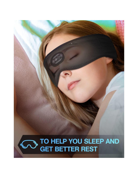 Auriculares para dormir Bluetooth EverPlus Diadema 10h Música Auriculares para dormir Bluetooth EverPlus Diadema 10h Música