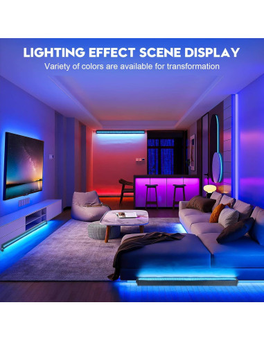 Barra de Luz de Lavado LED FODEXAZY 336 LEDs 70W RGBW