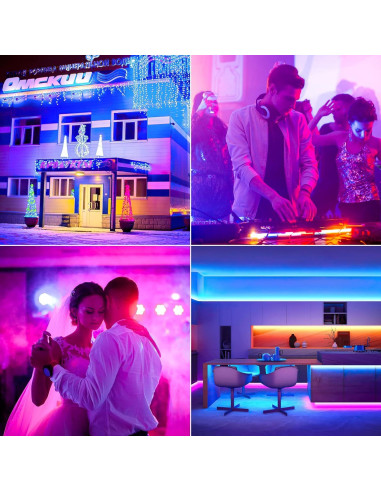 Barra de Luz de Lavado LED FODEXAZY 336 LEDs 70W RGBW