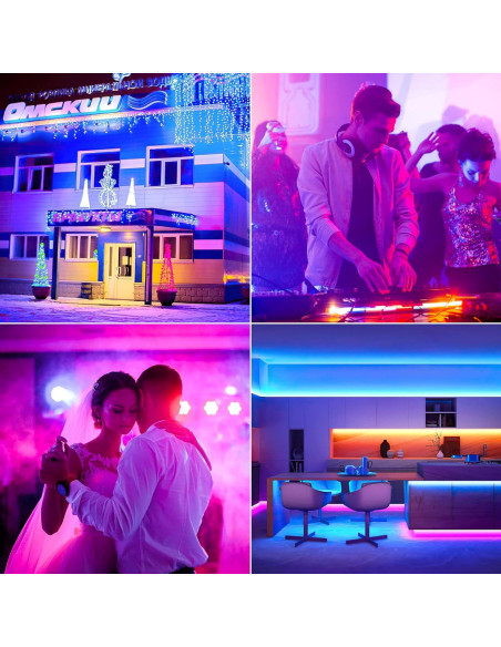 Barra de Luz de Lavado LED FODEXAZY 336 LEDs 70W RGBW