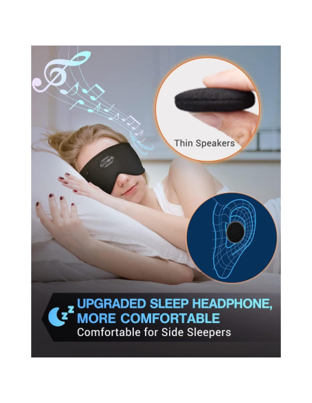 Auriculares para dormir Bluetooth EverPlus Diadema 10h Música Auriculares para dormir Bluetooth EverPlus Diadema 10h Música