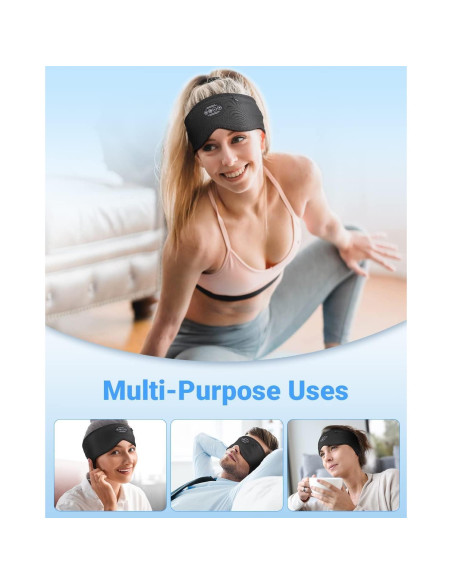 Auriculares para dormir Bluetooth EverPlus Diadema 10h Música Auriculares para dormir Bluetooth EverPlus Diadema 10h Música