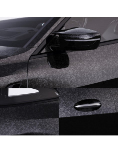 Envoltura de Vinilo Lypumso 0.3m x 1.5m Carbono Forjado Negro 2