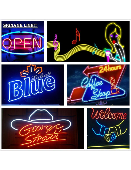 Tira LED Neon Flexible 5m Azul IEKOV SMD 2835 Impermeable