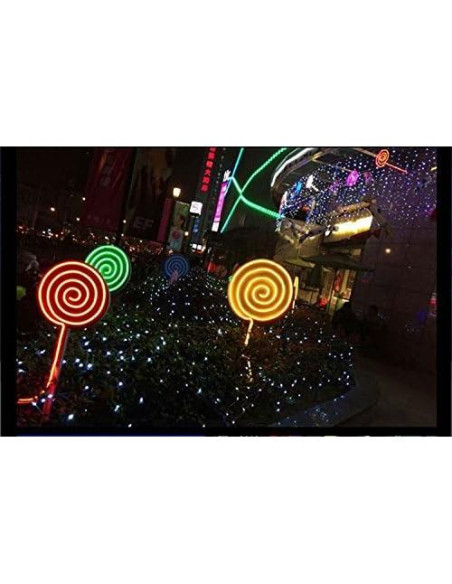 Tira LED Neon Flexible 5m Azul IEKOV SMD 2835 Impermeable