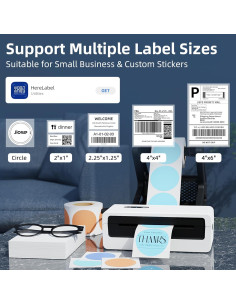 Impresora Térmica de Etiquetas Jiose Bluetooth 4x6 para Envíos 2