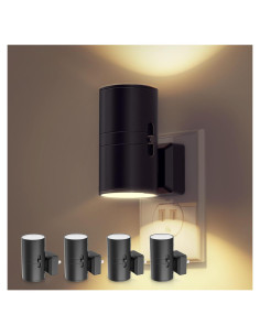 Luz Nocturna LED Regulable LOHAS 4 Piezas 3000K Sensor