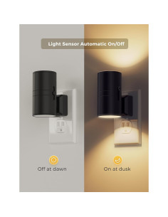 Luz Nocturna LED Regulable LOHAS 4 Piezas 3000K Sensor 2