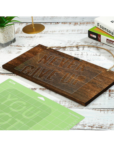 Hojas de Plantilla Mylar AOOIIN 30.5x30.5 cm 25 Piezas 4 mil