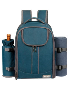 Mochila de Picnic Hap Tim para 4 Personas con Manta y Enfriador 2
