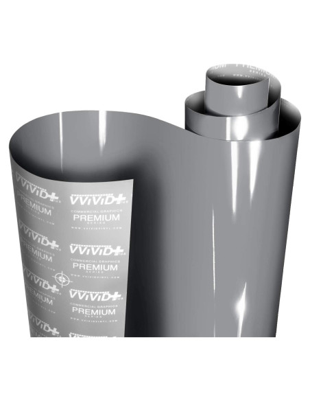 Vinilo Envoltura de Coche VViViD Ultra Gloss Gris 30.48x152.4cm