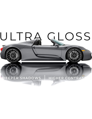 Vinilo Envoltura de Coche VViViD Ultra Gloss Gris 30.48x152.4cm