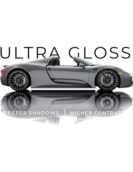 Vinilo Envoltura de Coche VViViD Ultra Gloss Gris 30.48x152.4cm