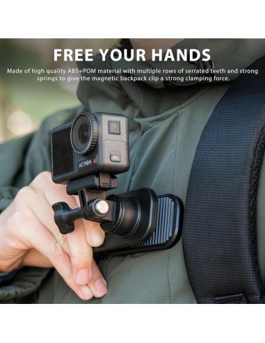 Soporte Clip de Mochila STARTRC para DJI Pocket 3 - Rotación 360