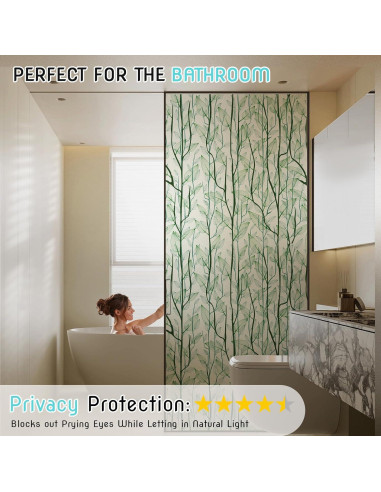 Película de Ventana DKTIE Privacidad 0.89m Verde Oscuro