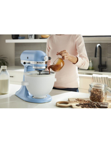 Accesorio para Hacer Helados KitchenAid KSMICM, 1.89L, Blanco