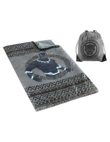 Saco de Dormir Infantil Idea Nuova Black Panther 2 Piezas
