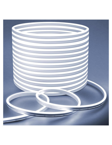 Tira LED Neón Lamomo 20M Blanco 6000K Impermeable DIY Tira LED Neón Lamomo 20M Blanco 6000K Impermeable DIY