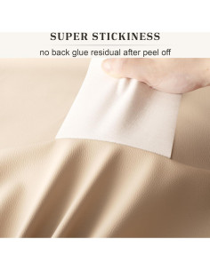 Cinta de Reparación de Cuero Autoadhesiva YAFLC 21x28 cm Beige 2