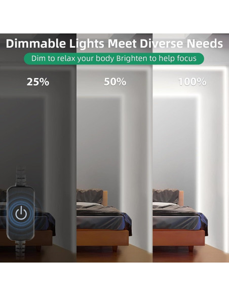 Tira LED Neón Lamomo 20M Blanco 6000K Impermeable DIY Tira LED Neón Lamomo 20M Blanco 6000K Impermeable DIY