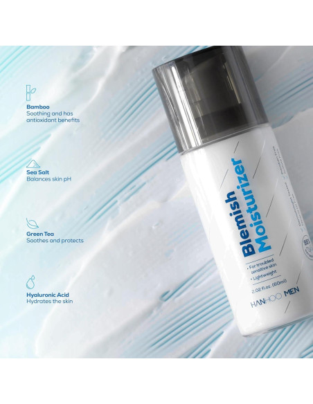 Hanhoo Dúo Cuidado de Piel Hombre 150ml Limpiador + 60ml Hidratante