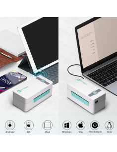 Impresora de Etiquetas Térmica OFFNOVA ZPL-2054N Bluetooth 4x6 2