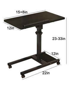 Mesa de Laptop Ajustable TigerDad QQ-111 Dekuwood 58-84 cm 2