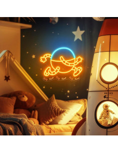 Luz de neón LED Dog Man 80-HD - Decoración de pared 35.6x28.4 cm 2