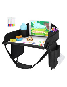 Bandeja de Viaje para Niños WENRENER, 43.2x34.3cm, Negro