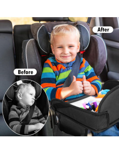 Bandeja de Viaje para Niños WENRENER, 43.2x34.3cm, Negro 2