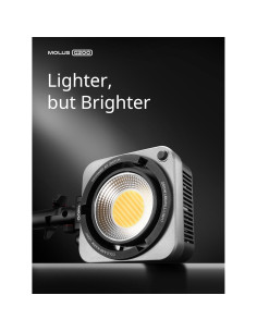 ZHIYUN Molus G200 Luz de Video 200W LED Bi-Color 2700-6500K 2